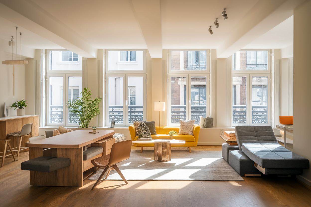 Réaménagement intérieur : optimiser l'espace dans un petit appartement ...