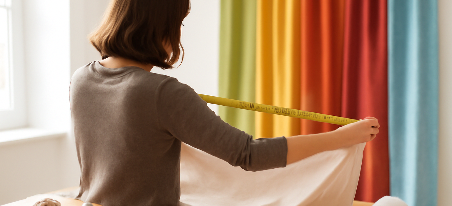 Coudre ses rideaux soi-même : calcul du métrage et choix du tissu